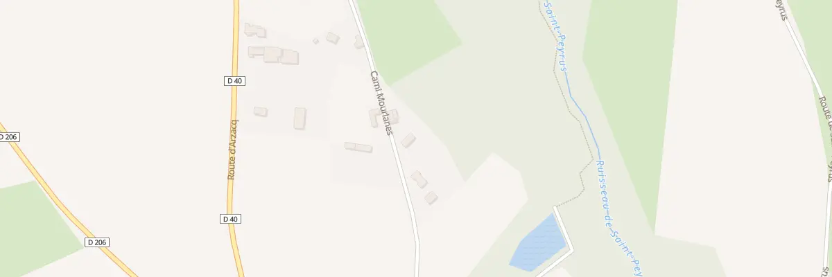 Plan du 5437 Camiher à Doumy