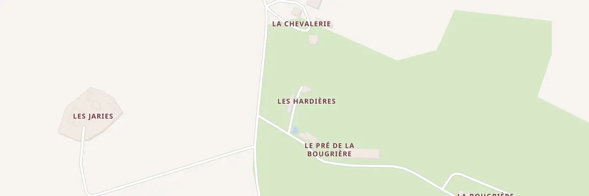 Plan du 1 Che de la Bougrière à Saulges