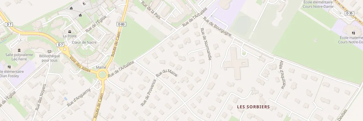Plan du 5 Rue de Flandres à Douvres-la-Délivrande
