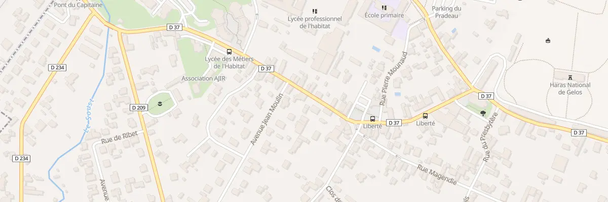 Plan du 40 Rue Louis Barthou à Gelos