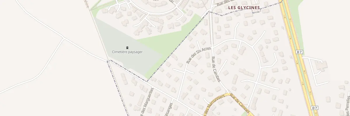 Plan du 14 Rue des Six Acres à Épron