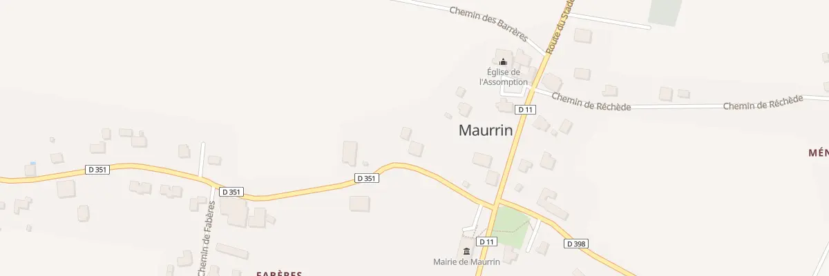Plan du 116 Rte de Bascons à Maurrin