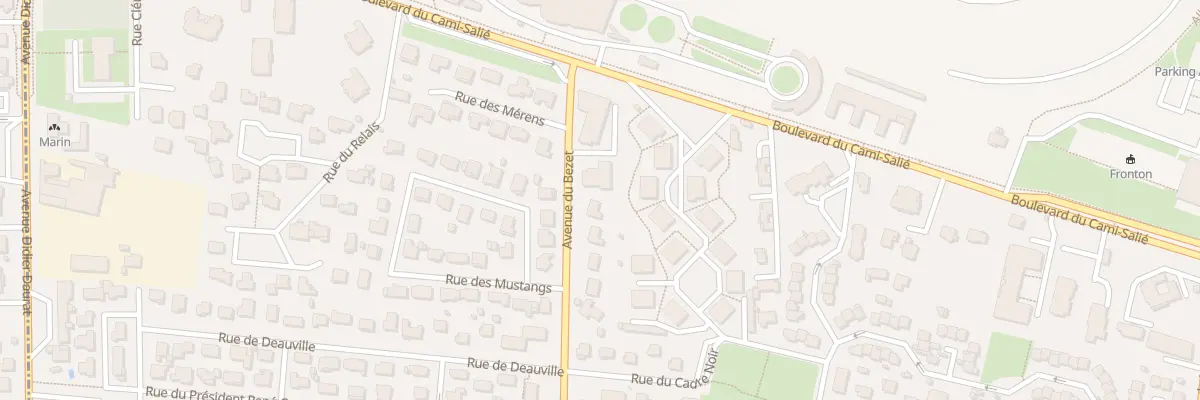 Plan du 76 Av du Bezet à Pau