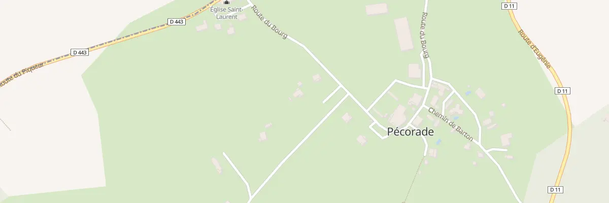 Plan du 60 Rte des Vignes à Pécorade