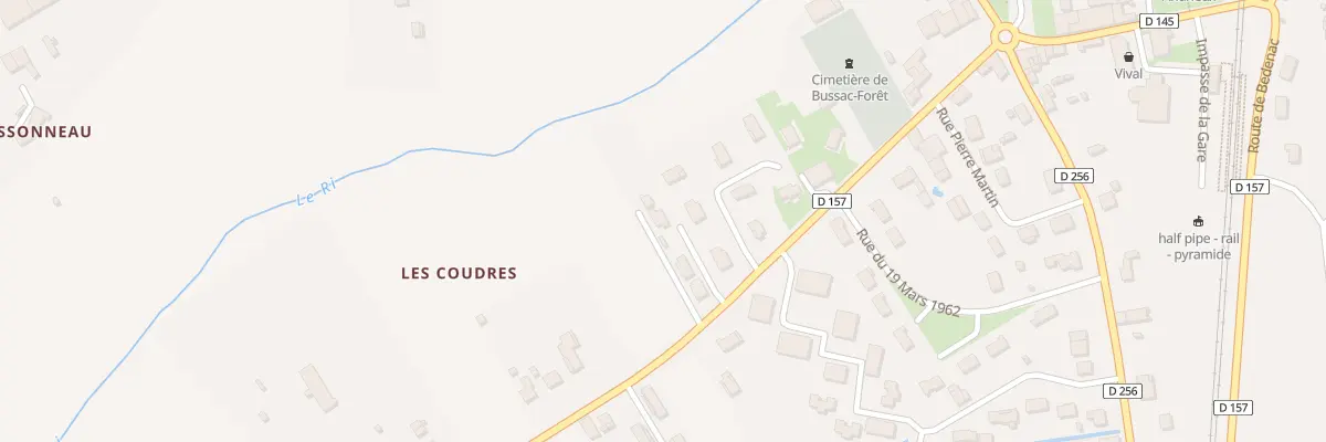 Plan du 3 Imp des Coudres à Bussac-Forêt