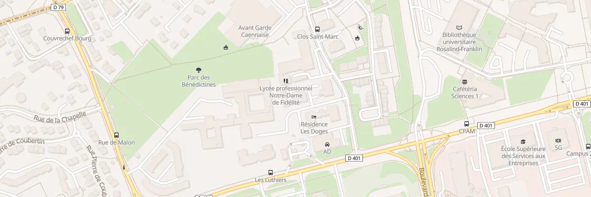 Plan du 14 Rue du Petit Clos Saint-Marc à Caen