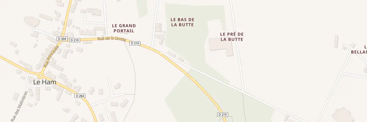 Plan du 4 Le Bas de la Butte au Ham