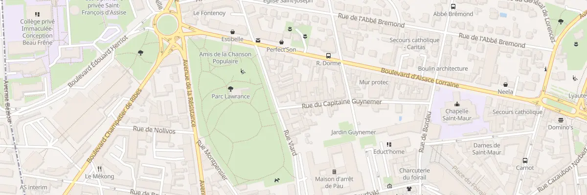 Plan du 40 Rue du capitaine Guynemer à Pau