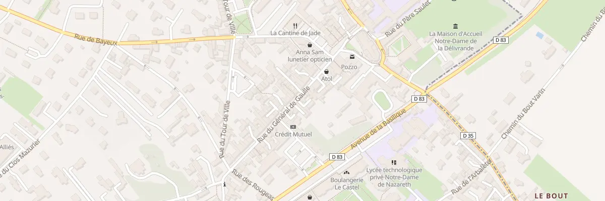 Plan du 48B Rue du Général de Gaulle à Douvres-la-Délivrande