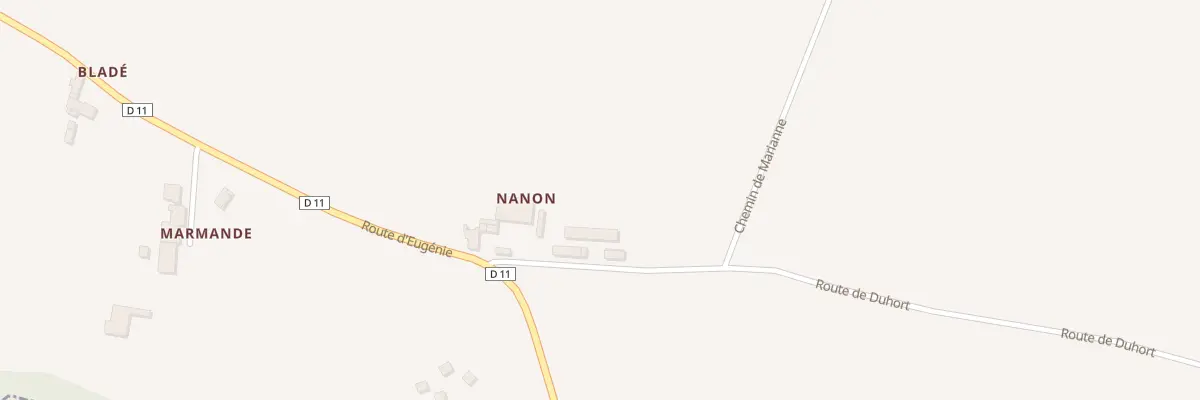 Plan du 3075 Rte d’Eugénie à Classun