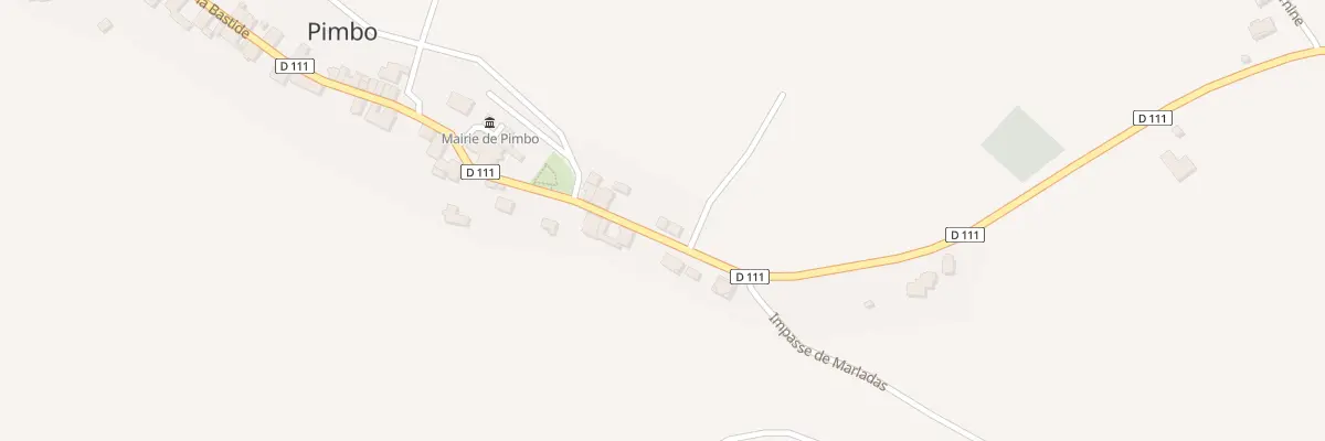 Plan du 525 Rue de la Bastide à Pimbo