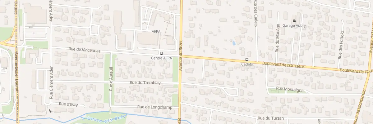 Plan du 42 Av du Bezet à Pau