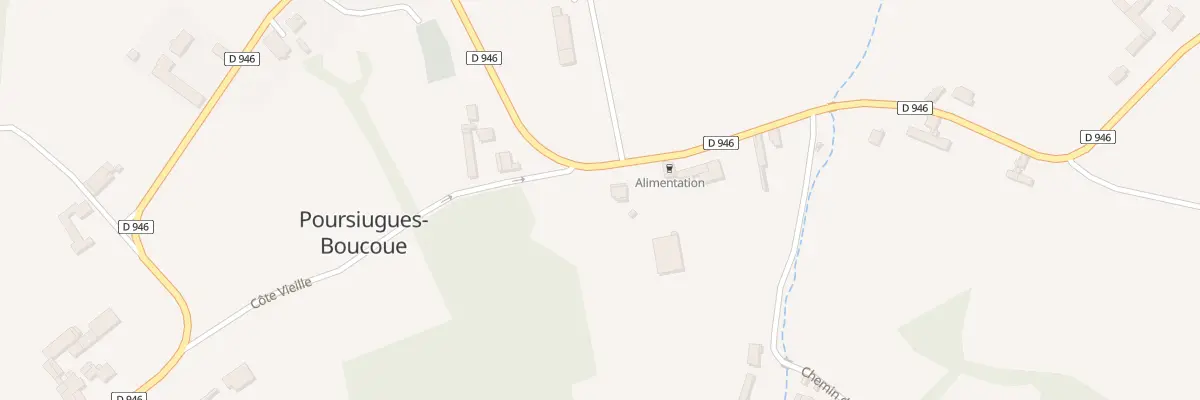 Plan du 5471 Dusire à Poursiugues-Boucoue