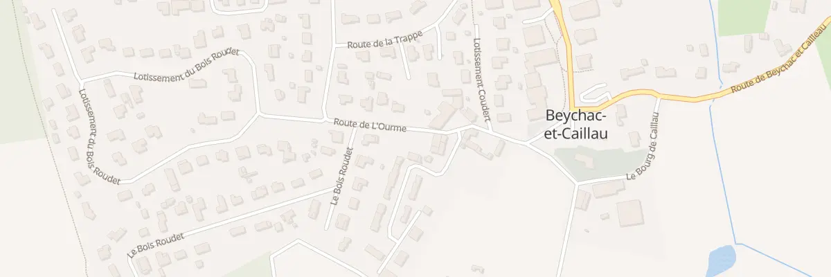 Plan du 6 Le Bourg de Caillau à Beychac-et-Caillau