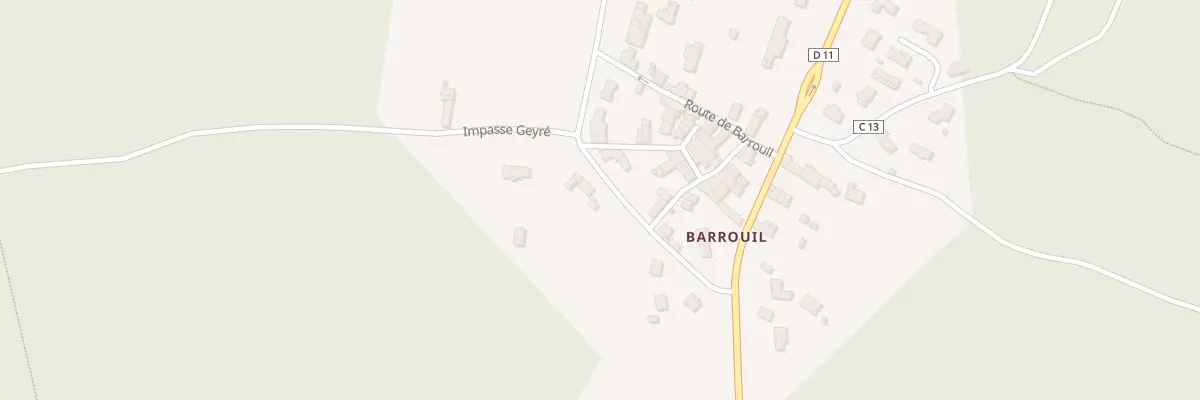 Plan du 24B Barrouil-Ouest à Illats