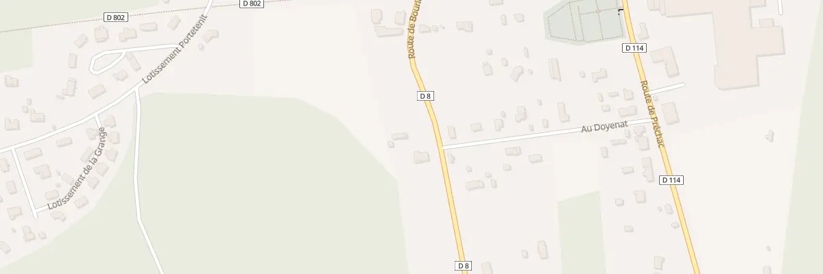 Plan du 290A La Cassouaille à Villandraut