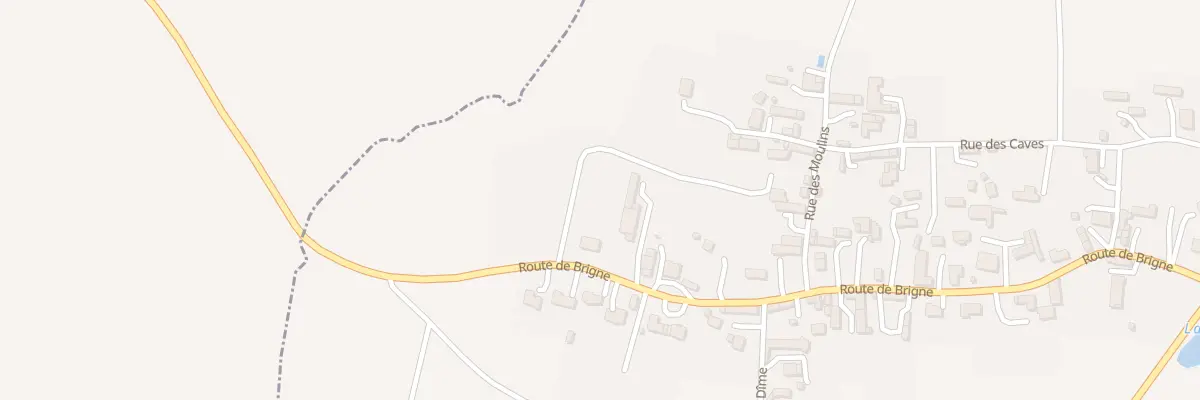 Plan du 23 Rte de Brigné à Tuffalun