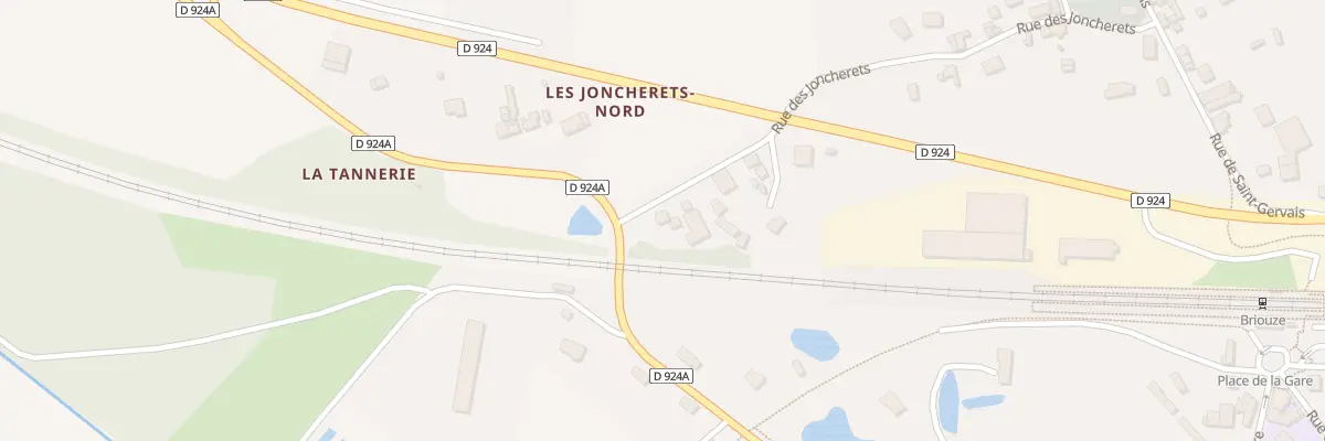 Plan du 25 Rue des Joncherets à Briouze