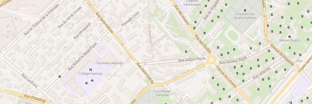 Plan du 4 Rue Beuvrelu à Caen