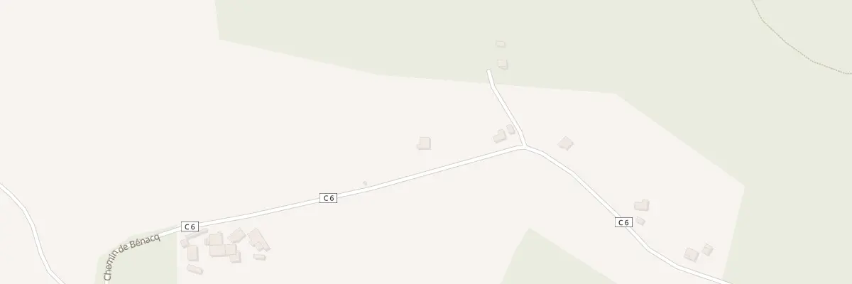 Plan du 1100 Che de Bénacq à Bosdarros
