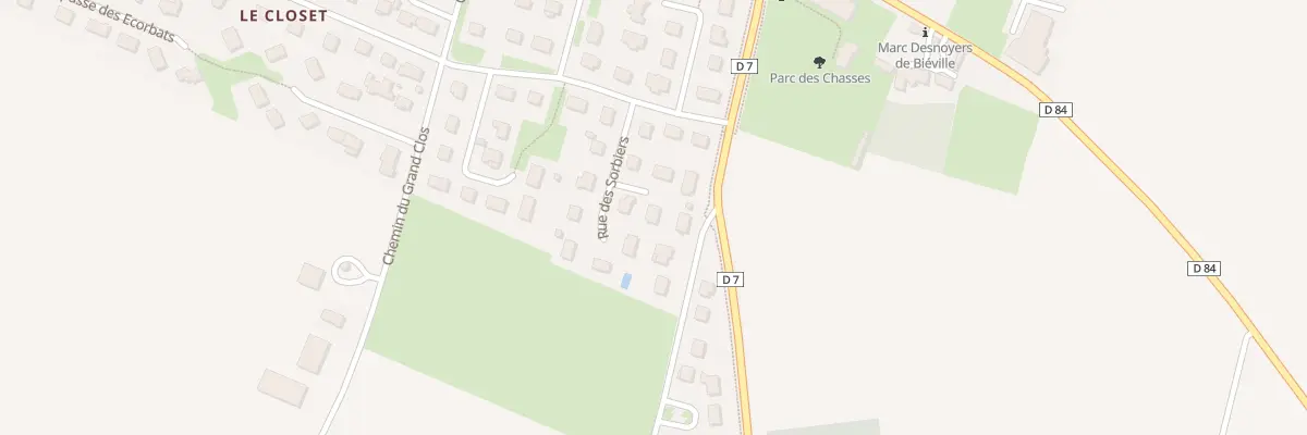 Plan du 2 All des Tuyas à Langrune-sur-Mer