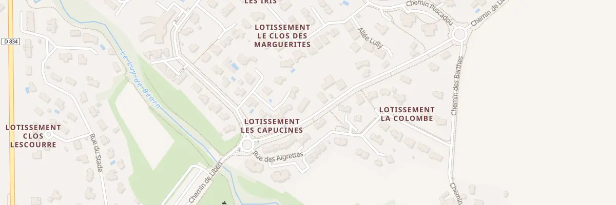 Plan du 17 Che de Liben à Serres-Castet