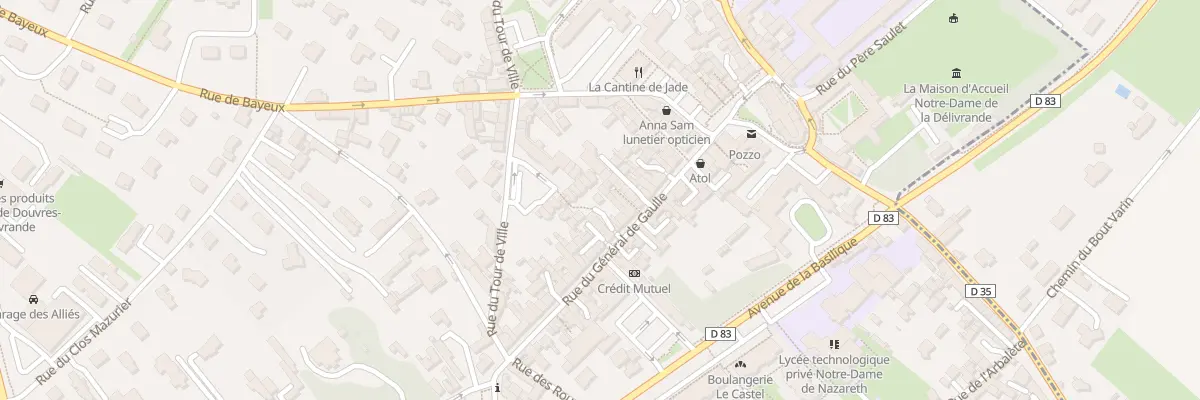 Plan du 41D Rue du Général de Gaulle à Douvres-la-Délivrande