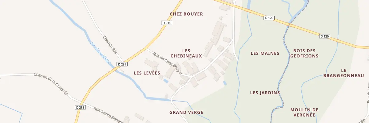 Plan du 18 Rte de Chez Bouyer à Migron