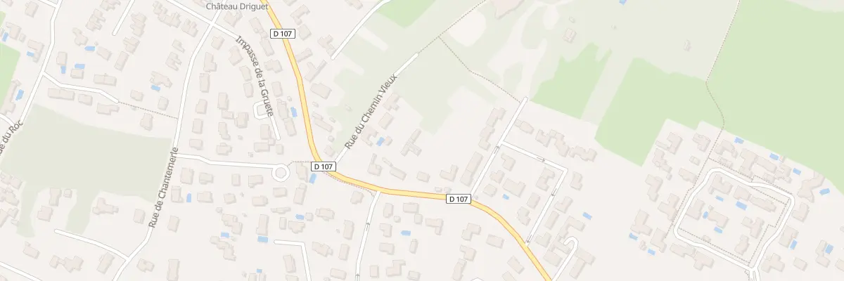 Plan du 60 Rue du Château Driguet à Chauray