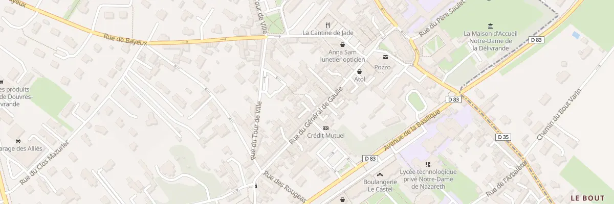 Plan du 41 Rue du Général de Gaulle à Douvres-la-Délivrande