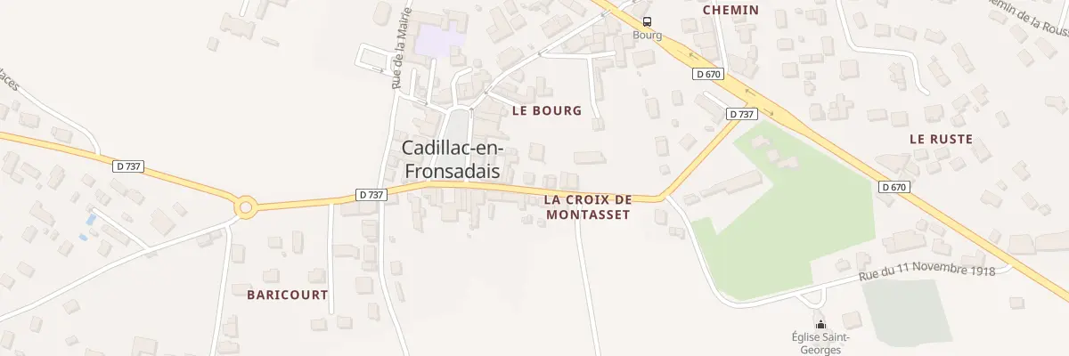 Plan du 16 Rue du 8 Mai 1945 à Cadillac-en-Fronsadais