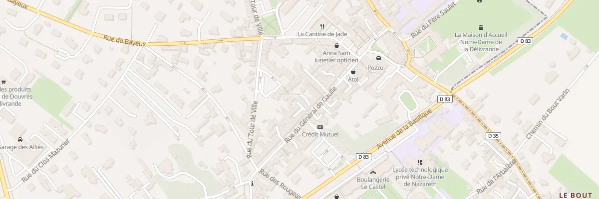 Plan du 41C Rue du Général de Gaulle à Douvres-la-Délivrande