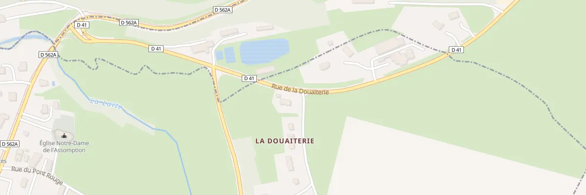 Plan du 4 Rue de la Douaiterie à Laize-Clinchamps
