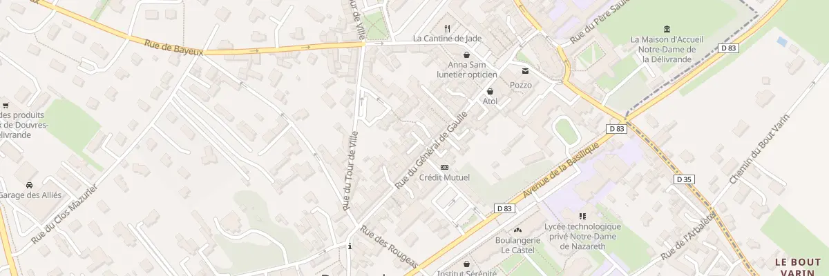 Plan du 39A Rue du Général de Gaulle à Douvres-la-Délivrande