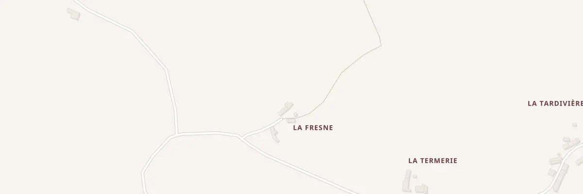 Plan du 93 Le Fresne à Madré