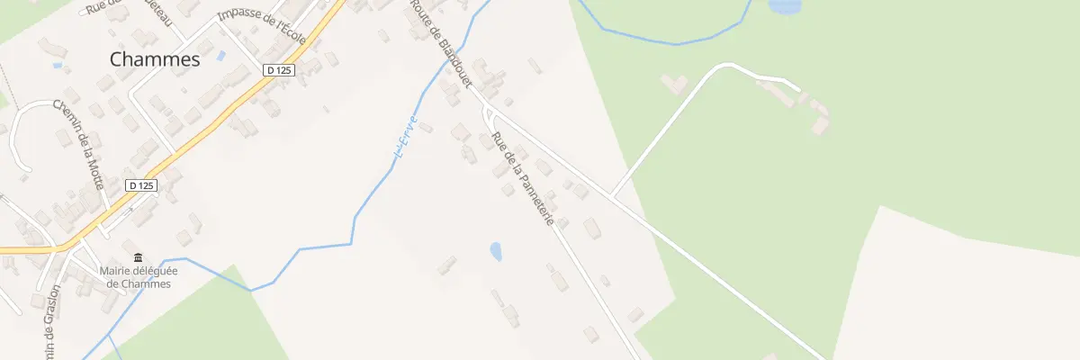 Plan du 14 Rte de Blandouet à Sainte-Suzanne-et-Chammes