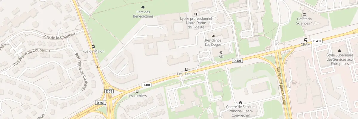 Plan du 18 Rue du Petit Clos Saint-Marc à Caen
