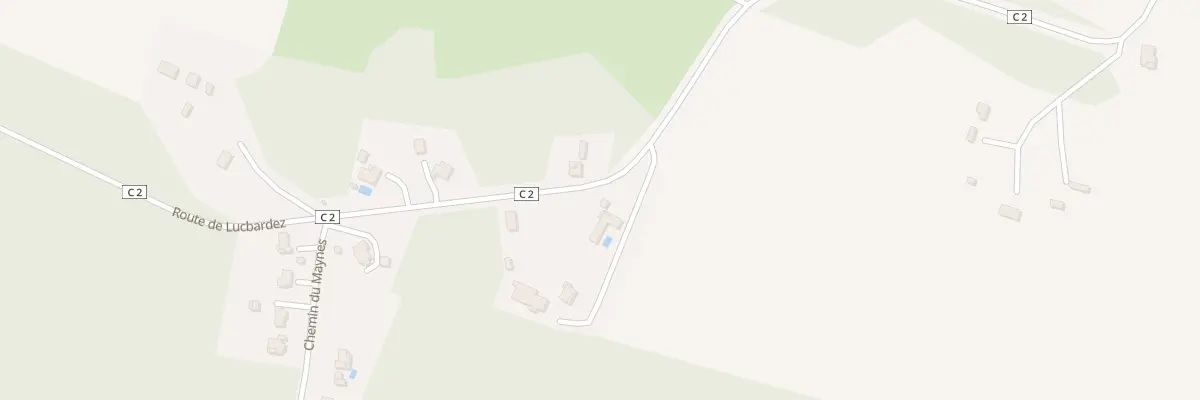 Plan du 1333 Rte de Lucbardez à Bostens