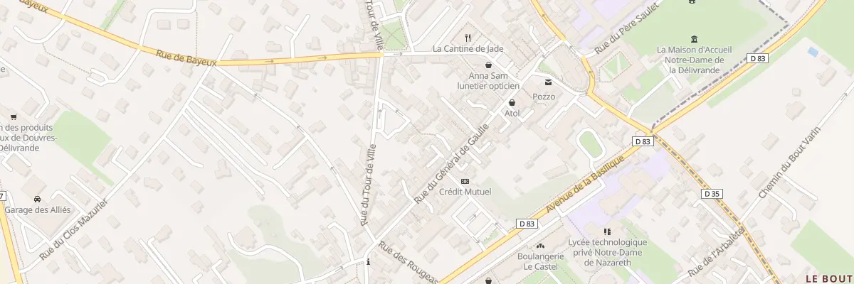 Plan du 39D Rue du Général de Gaulle à Douvres-la-Délivrande