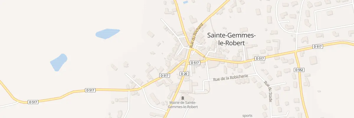 Plan du 3 Rue du Gué de Selle à Sainte-Gemmes-le-Robert