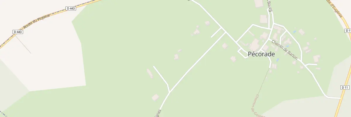 Plan du 134 Rte des Vignes à Pécorade