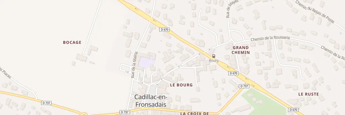 Plan du 9B Rue du 19 Mars 1962 à Cadillac-en-Fronsadais