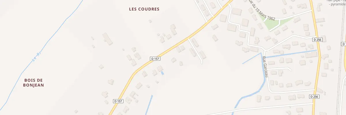 Plan du 25 Rte de Blaye à Bussac-Forêt