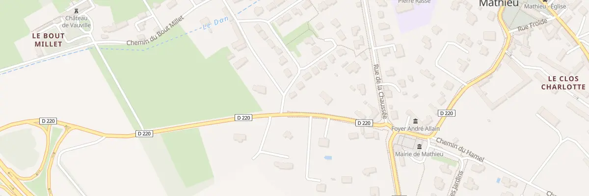 Plan du 7 Rue des Mésanges à Mathieu