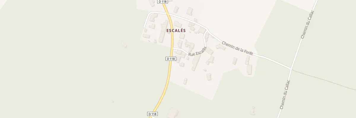 Plan du 10B Escales à Illats