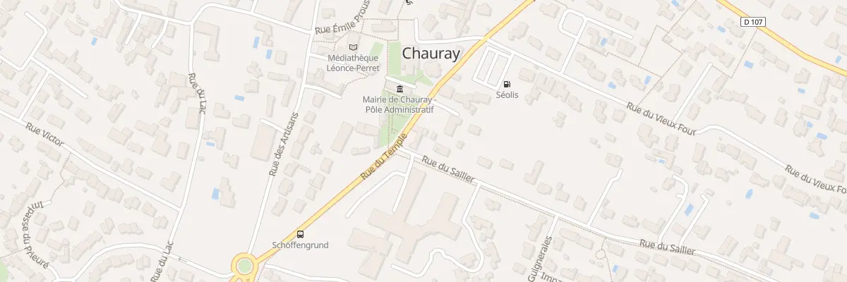 Plan du 5 Rue du Sailier à Chauray