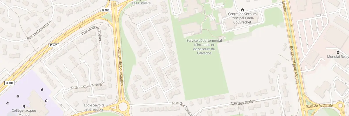 Plan du 40 Rue des Luthiers à Caen