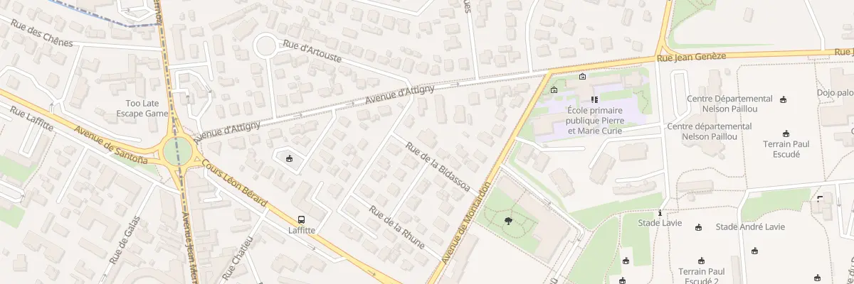 Plan du 6 Rue de la Bidassoa à Pau