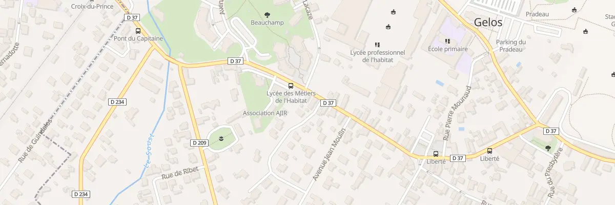 Plan du 26 Rue Louis Barthou à Gelos