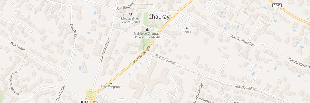 Plan du 3 Rue du Sailier à Chauray